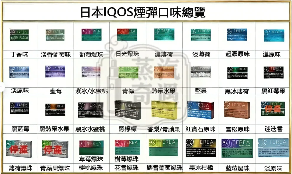 【日本 TEREA 煙彈】27種口味現貨|適用 IQOS ILUMA 系列|整條裝(10包入)