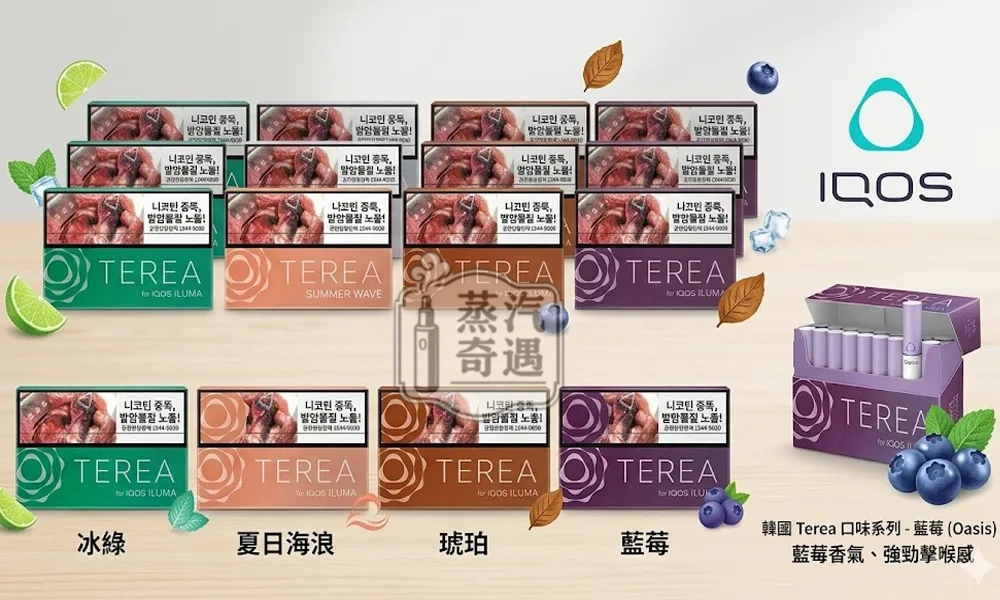 【韓國版TEREA 煙彈】15種口味現貨｜適用 IQOS ILUMA 系列｜整條裝10包入