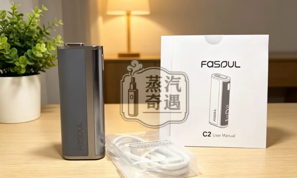 【灰色】Fasoul C2 加熱菸主機｜TEREA專用二回機 IQOS ｜一支菸抽兩次｜20支續航