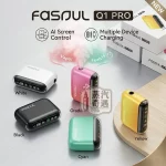 Fasoul Q1 Pro 二回機｜一彈兩抽・IQOS ILUMA 相容加熱菸主機 連抽20支 5色現貨
