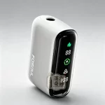 Fasoul Q1 白色二回機｜IQOS ILUMA相容・極簡科技風一彈兩抽主機・LCD螢幕顯示・1800mAh電量15支長續航・3D環繞加熱