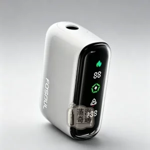 Fasoul Q1 白色二回機｜IQOS ILUMA相容・極簡科技風一彈兩抽主機・LCD螢幕顯示・1800mAh電量15支長續航・3D環繞加熱