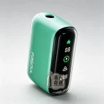 Fasoul Q1 綠色二回機｜IQOS ILUMA相容・森林系療癒風一彈兩抽主機・1800mAh電量15支長續航・3D環繞加熱・LCD螢幕