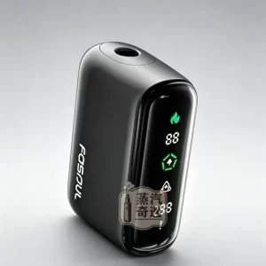 Fasoul Q1 黑色二回機現貨｜IQOS ILUMA相容・商務低調款一彈兩抽IQOS二次機・1800mAh電量15支長續航・3D環繞加熱・LCD螢幕