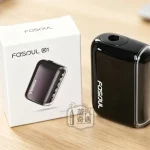 Fasoul Q1 黑色二回機現貨｜IQOS ILUMA相容・商務低調款一彈兩抽IQOS二次機・1800mAh電量15支長續航・3D環繞加熱・LCD螢幕