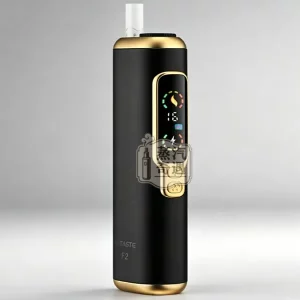 HiTASTE F2 二回機曜石黑｜IQOS ILUMA專用加熱菸抽兩次｜3200mAh 30支續航 一彈兩抽 OLED智慧螢幕 一機兩用