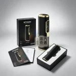 HiTASTE F2 二回機曜石黑｜IQOS ILUMA專用加熱菸抽兩次｜3200mAh 30支續航 一彈兩抽 OLED智慧螢幕 一機兩用