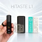 HiTASTE L1 二回機黑色｜IQOS ILUMA 相容加熱菸主機・2600mAh大電量26支續航 OLED螢幕・一支煙彈抽兩次省煙彈